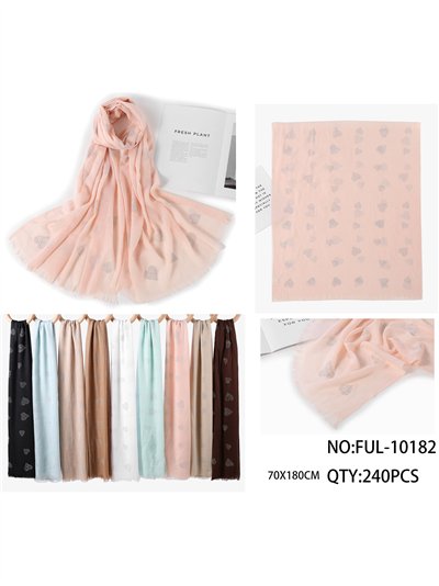 Fular corazones strass 2