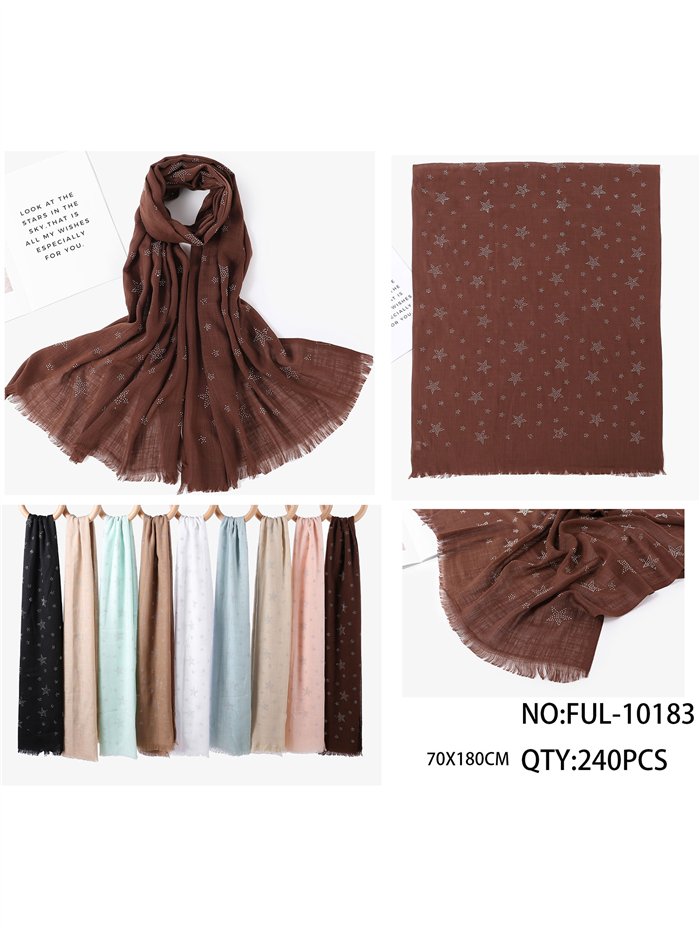 Fular estrellas strass