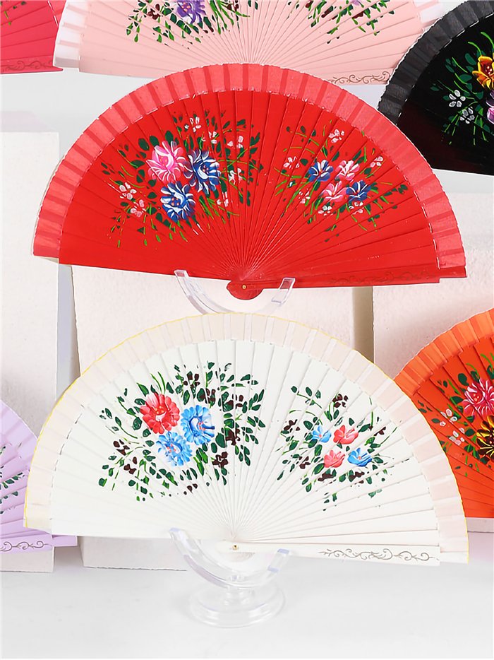 Wildflower hand fan