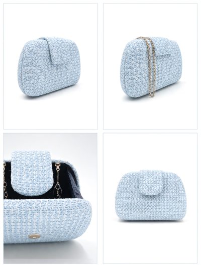 Sacola de festa trançada em ráfia | AD-41477 | Atacado 2