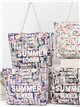 Bolso tote summer estampado multicolor