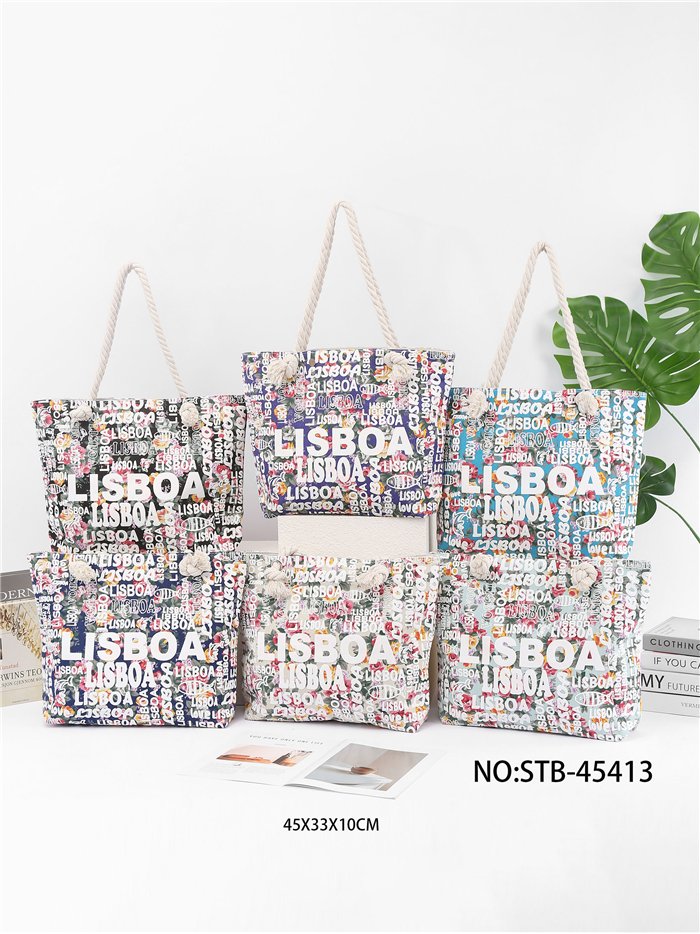 Bolso tote lisboa estampado