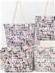 Bolso tote portugal estampado