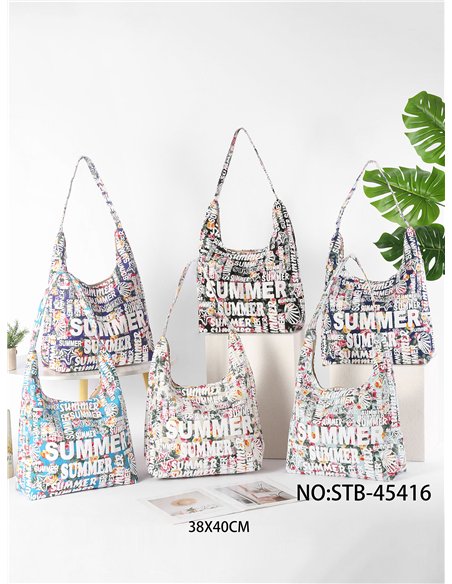 Bolso hobo summer estampado