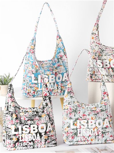 Bolso hobo lisboa estampado