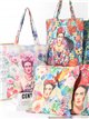 Borsa tote Frida con stampa floreale