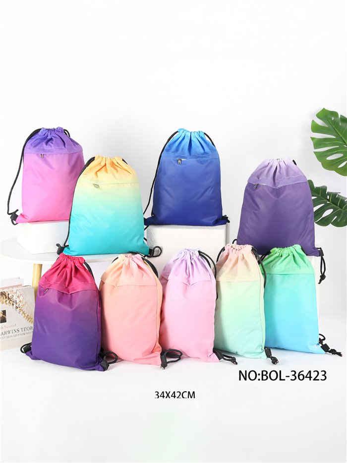 Mochila saco degradada multicolor
