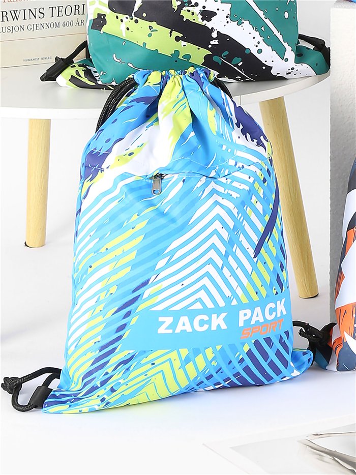 Mochila saco estampado sport