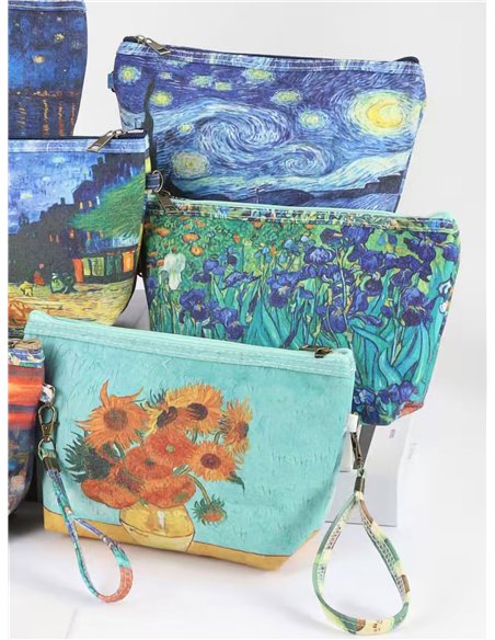 Neceser canvas estampado artístico