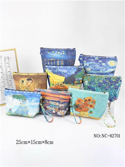 Neceser canvas estampado artístico 2