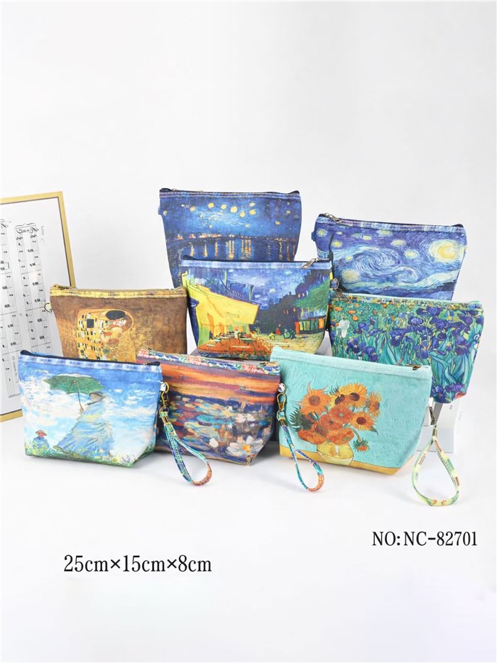 Neceser canvas estampado artístico