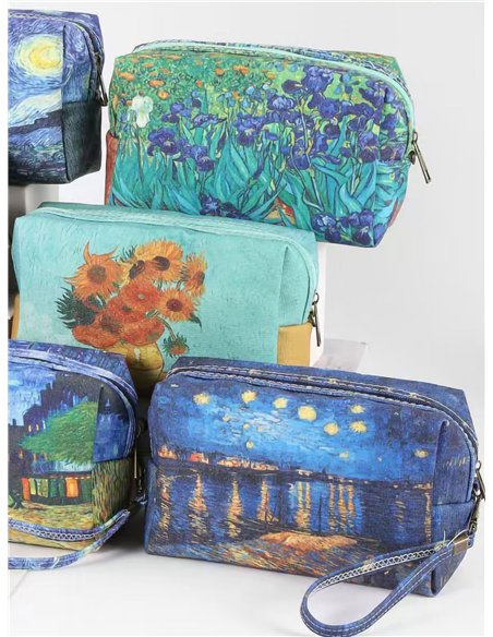 Estuche canvas estampado artístico