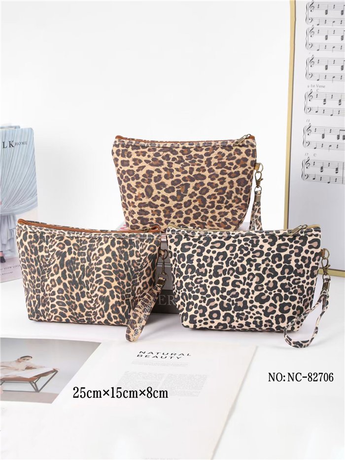 Neceser canvas estampado animal print