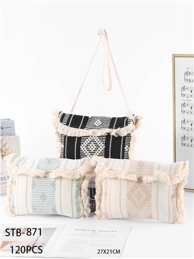 Boho fringed crossbody bag 2