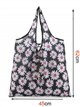 Bolsa dobrável com estampa floral
