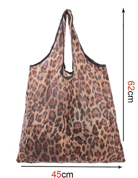 Bolsa plegable animal print