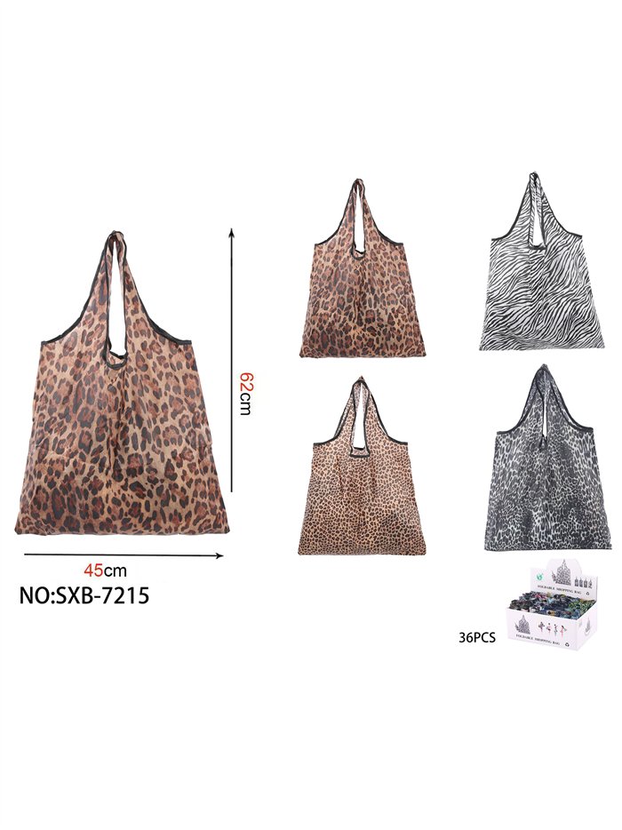 Bolsa plegable animal print
