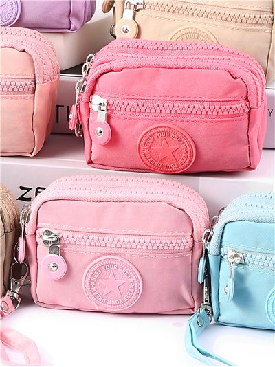 Monedero estrella multi bolsillo de nylon