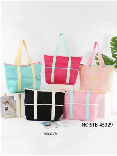 Bolso de playa de malla extra grande 2