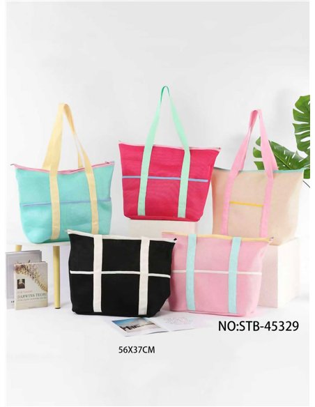 Bolso de playa de malla extra grande