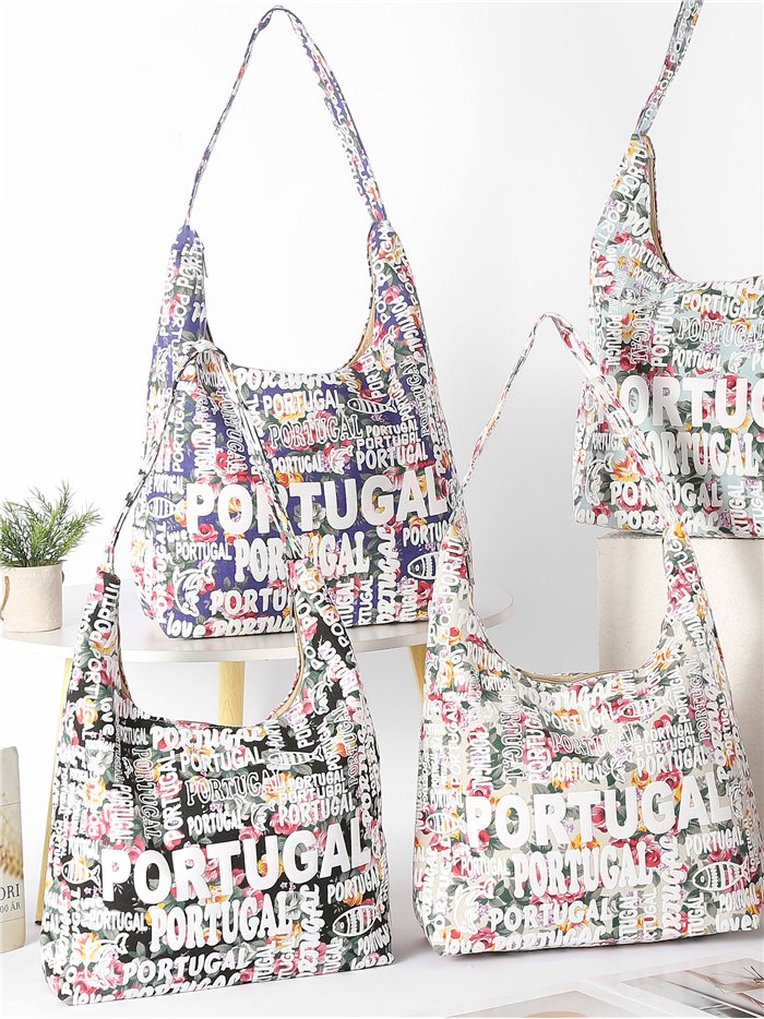 Bolso hobo estampado portugal