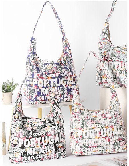Bolso hobo estampado portugal