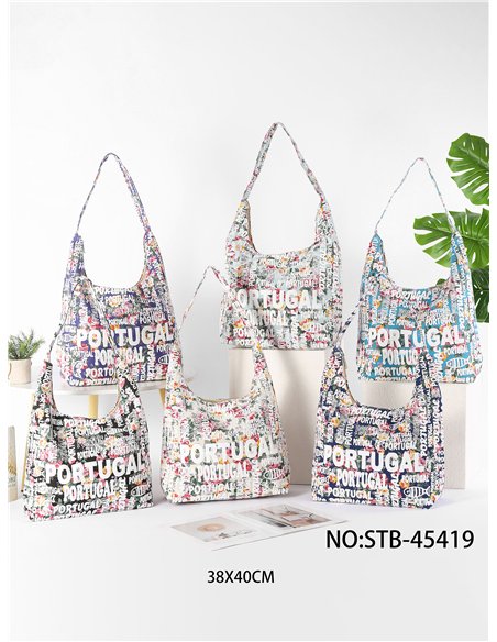 Bolso hobo estampado portugal