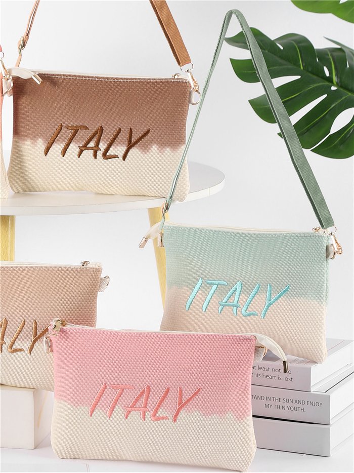 Bolso bandolera italia degradado