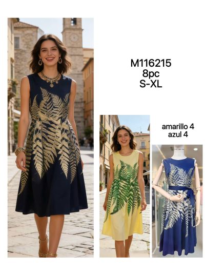 Vestido bordado hojas 2