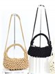 Bolso baguette macramé