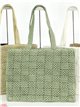Bolso shopper grande de rafia