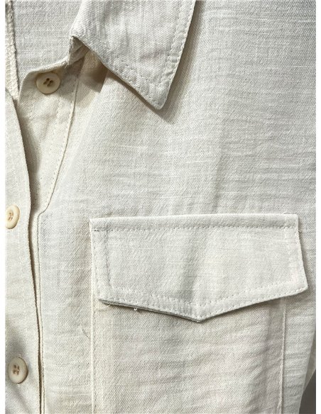 Ärmelloses Blusenset mit Gürtel und weit geschnittener Hose