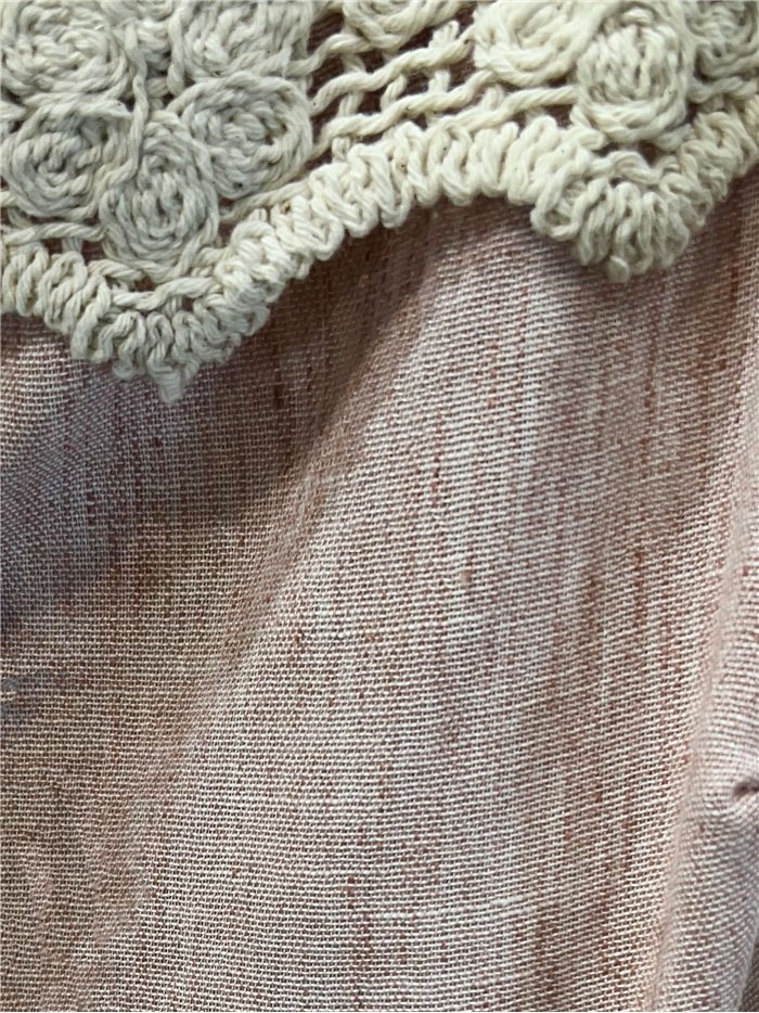 Peplum-Top mit Spitzenträgern