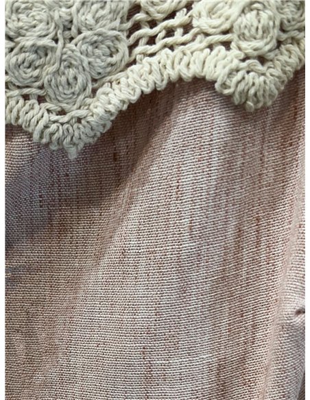 Peplum-Top mit Spitzenträgern