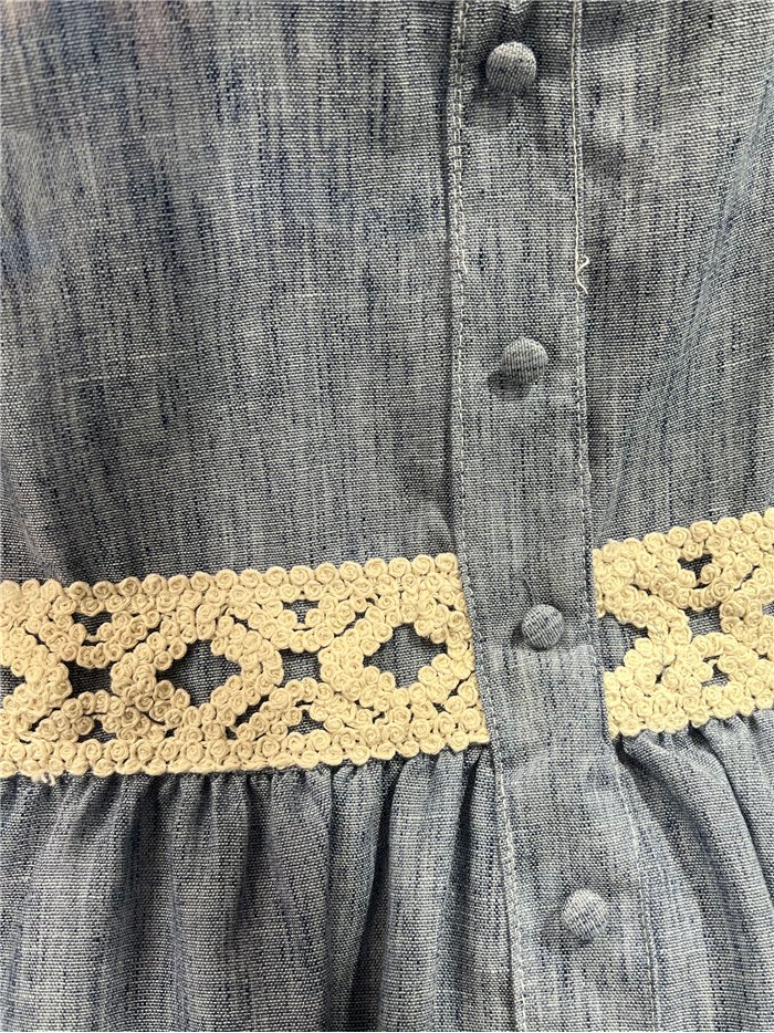 Top peplum com alça de crochê na cintura