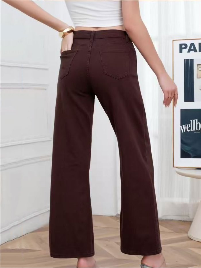 Pantalón vaquero wide leg