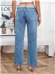 Jeans rectos cinturón