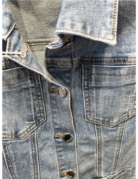 Vestido denim sin mangas