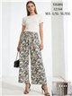 Pantalón palazzo estampado floral
