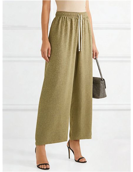 Pantalón palazzo animal print