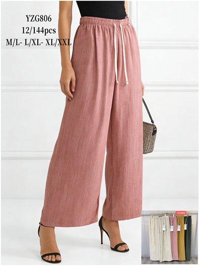 Pantalón palazzo textura 2