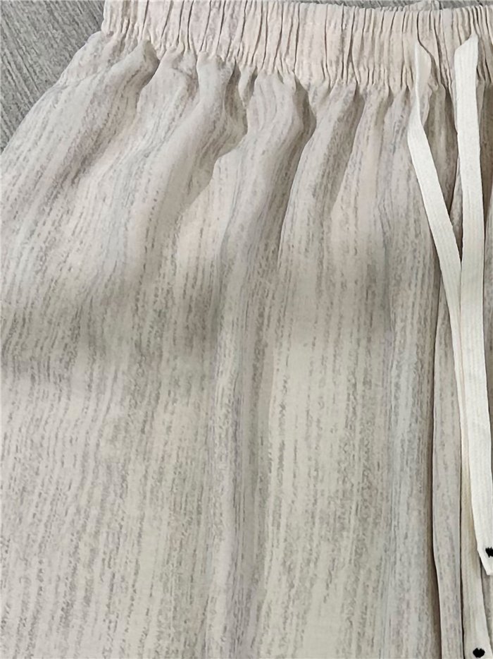 Pantalón palazzo textura