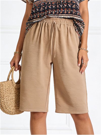 Bermuda fluida cintura elástica