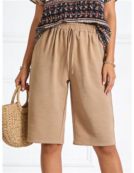 Bermuda fluida cintura elástica