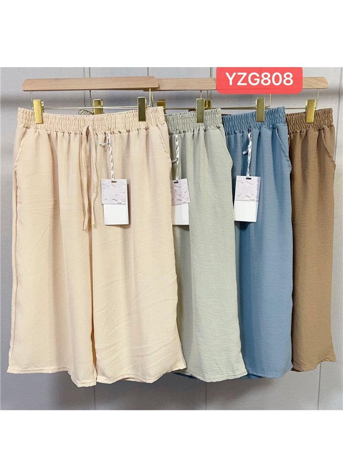 Bermuda fluida cintura elástica