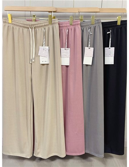 Pantalón palazzo espiga