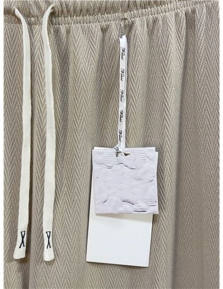 Pantalón palazzo espiga