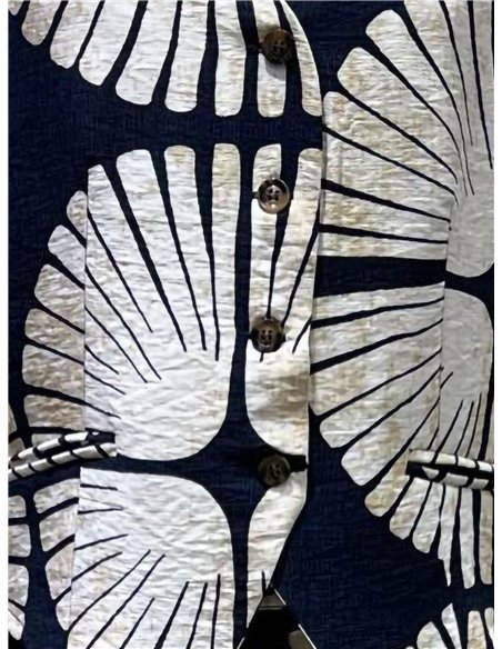 Conjunto tropical de chaleco y pantalón palazzo