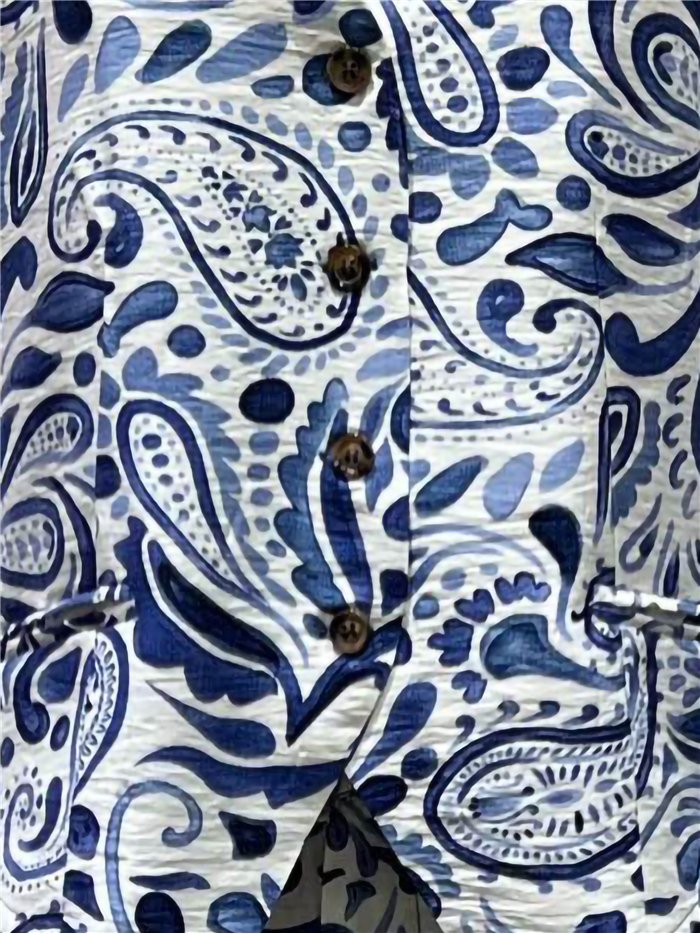 Conjunto paisley de chaleco y pantalón palazzo