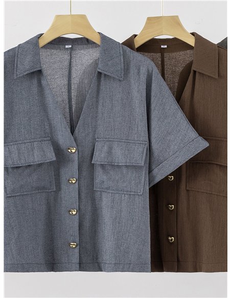 Leinenhemd und weite Hose (Set)